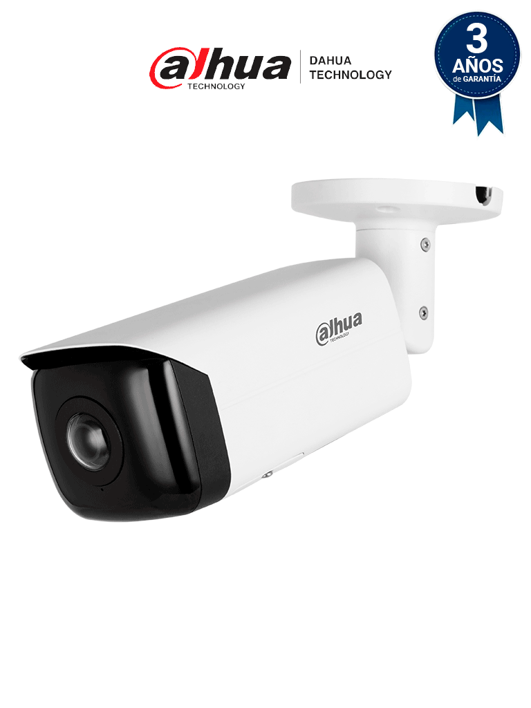 DAHUA IPC-HFW3441T-AS-P Cámara IP bullet panorámica 4 MP, lente 2.1 mm, ángulo 180°, IR 20 m, IA WizSense, detección de movimiento inteligente, protección perimetral, Starlight, PoE, WDR, H.265+, IP67, micrófono, E/S alarma. DAHUA IPC-HFW3441T-AS-P Cámara IP bullet panorámica 4 MP, lente 2.1 mm, ángulo 180°, IR 20 m, IA WizSense, detección de movimiento inteligente, protección perimetral, Starlight, PoE, WDR, H.265+, IP67, micrófono, E/S alarma.